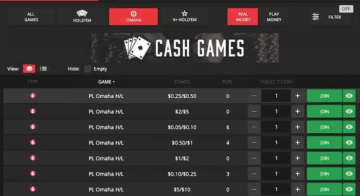 Betonline-Poker-Cash-Games