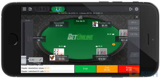 Betonline Poker - Mobile App