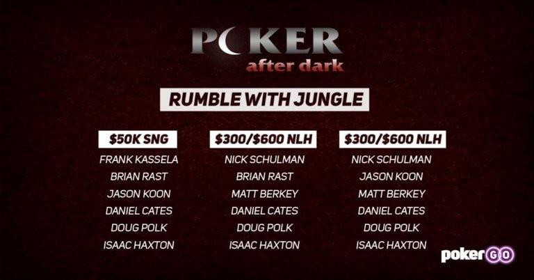 Poker After Dark Rumble with Jungle Lineup