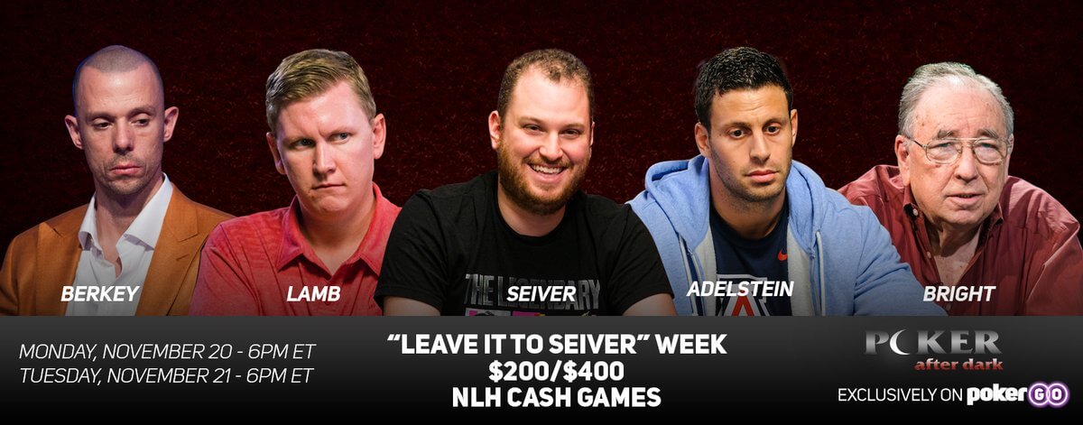 New Poker After Dark Episode “Leave it to Seiver” kicking off tonight