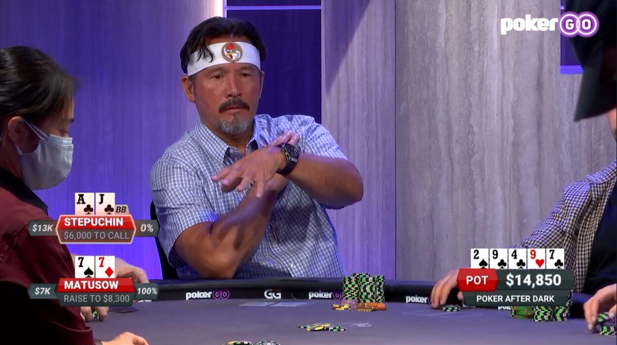 Poker Hand of the Week - Frank Stepuchin rivers the nut flush and folds it!