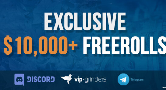 VIP-Grinders Poker Freerolls from March 20 - 27 2023