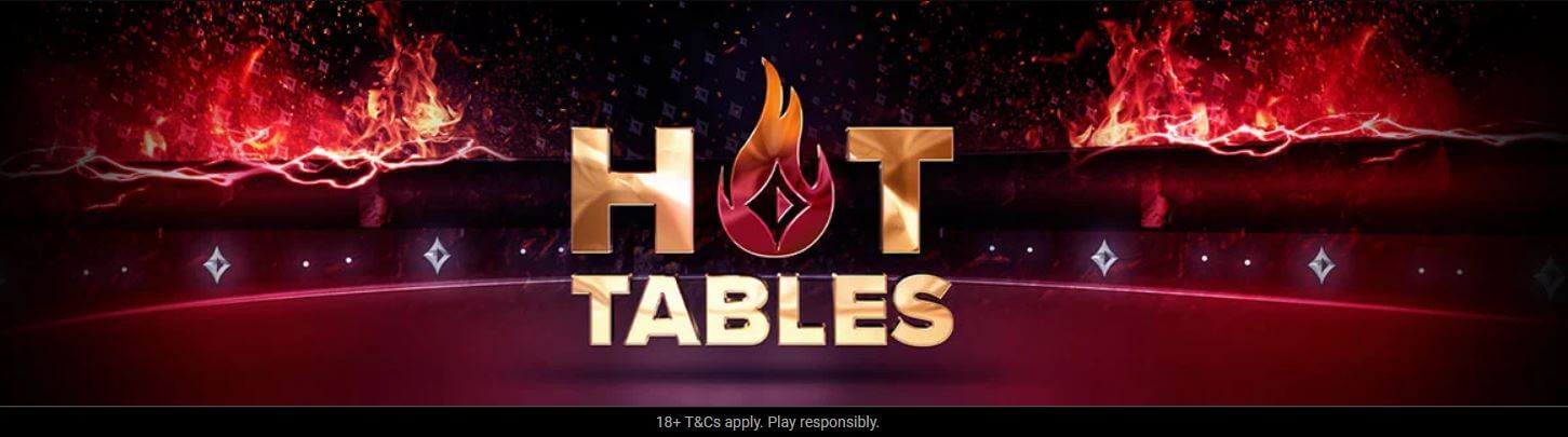 Win massive extra cash on the brand-new partypoker Hot Tables