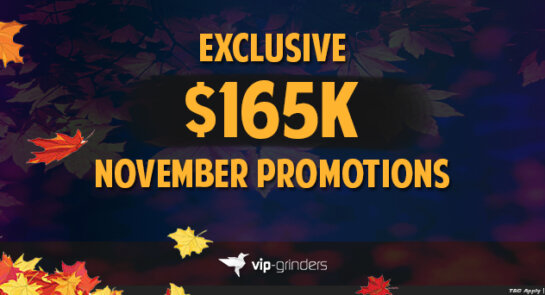 More than $165,000 in VIP-Grinders Promotions November!