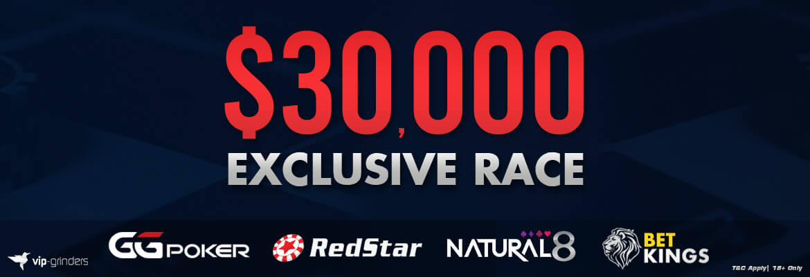 Exclusive $30,000 Race
