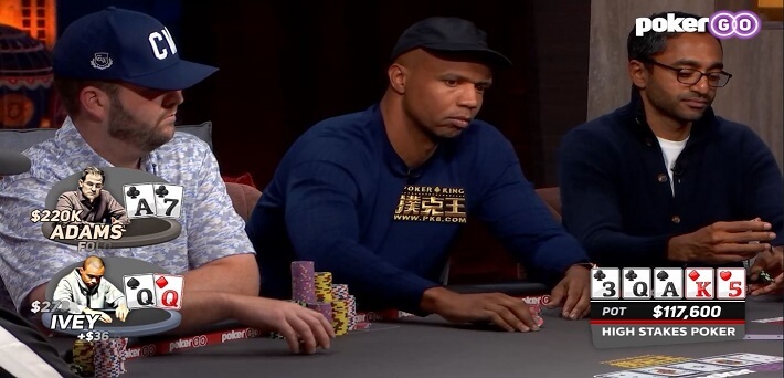 The Best Hands of High Stakes Poker Season 8 Episode 9 - Phil Ivey and Phil Hellmuth entering the Arena