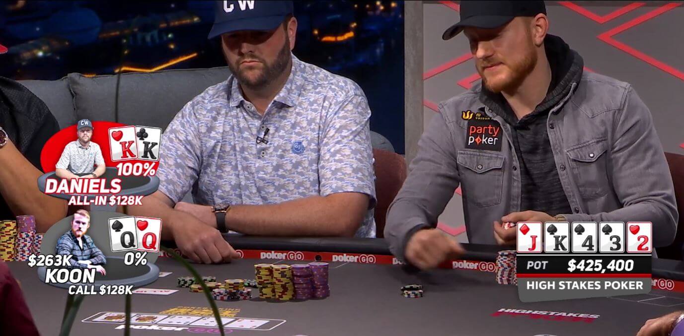 The Best Hands of High Stakes Poker Season 8 Episode 11 - Jake Daniels wins a $425,400 Pot from Jason Koon