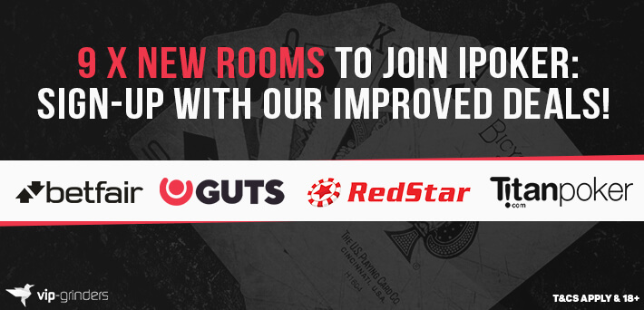 9 new poker sites to join iPoker: Sign-up with our improved rakeback deals!