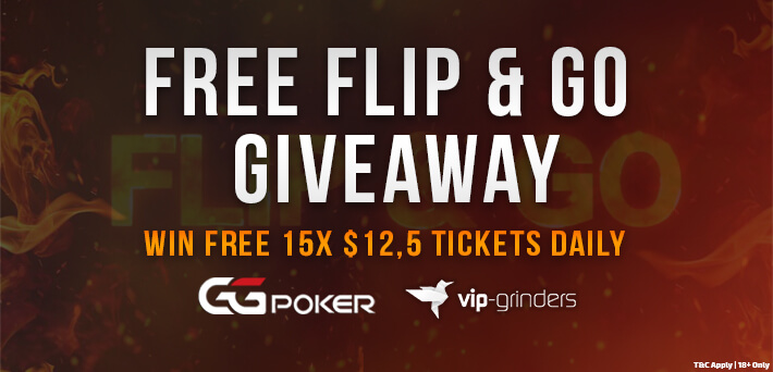 GGPoker Launches Revolutionary Flip & Go Tournaments - Win Free Tickets At VIP-Grinders All Week Long!