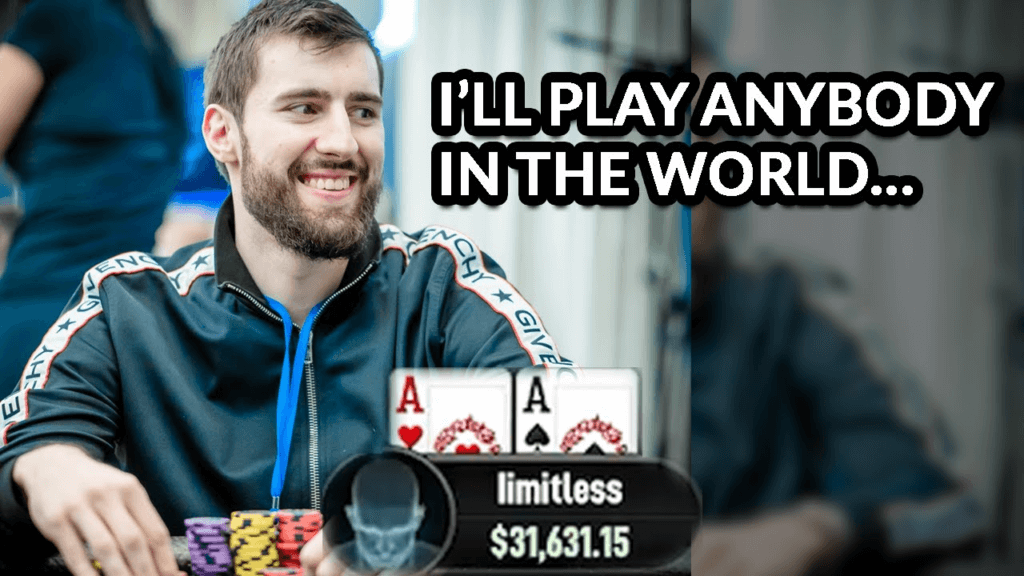 Fedor Holz Takes Limitless up on His Offer to Play Him Drunk "Before Stefan11222 takes all your money"