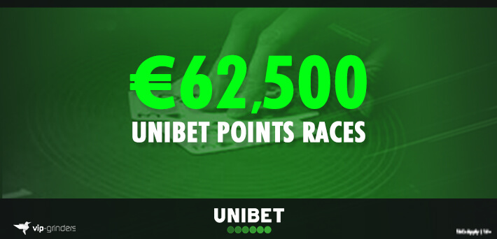 Join The HUGE €62,500 Unibet Poker Points Race!