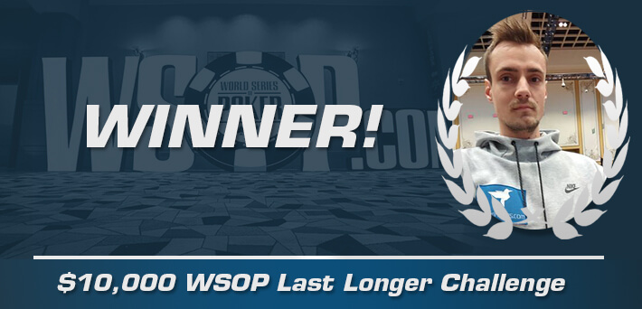 Tibor Nyuli Wins VIP-Grinders $10,000 WSOP Main Event 2022 Last Longer Challenge, Taylor von Kriegenbergh Leads With 380 Left