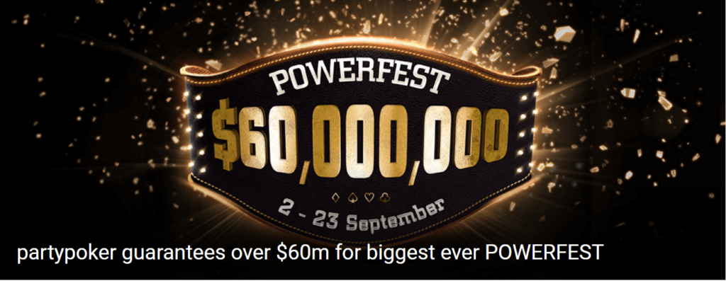 Partypoker-guarantees-60-Million-Dollar-at-biggest-Powerfest-ever