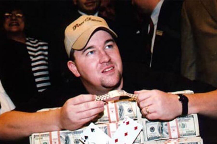Chris Moneymaker launching the poker boom