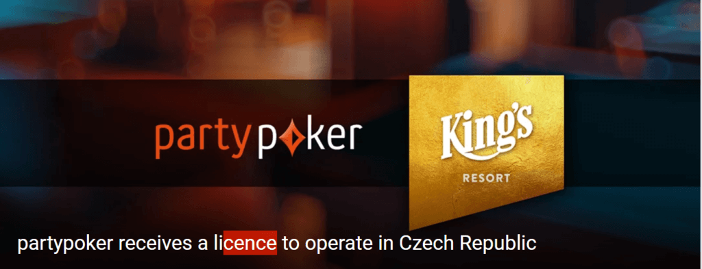 Partypoker receives licence for the Czech online poker market