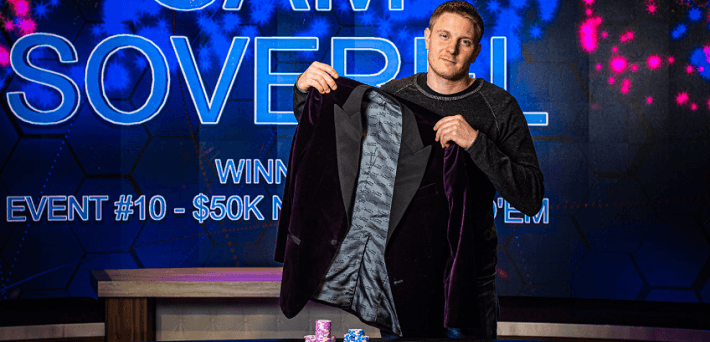 Sam-Soverel-Wins-Poker-Masters-Main-Event-for-680000-along-with-Purple-Jacket