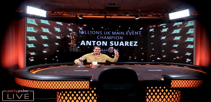 Antoan Suarez from Sweden wins 2020 partypoker MILLIONS UK for $1,000,000, Christian „WATnlos“ Rudolph Runner-Up