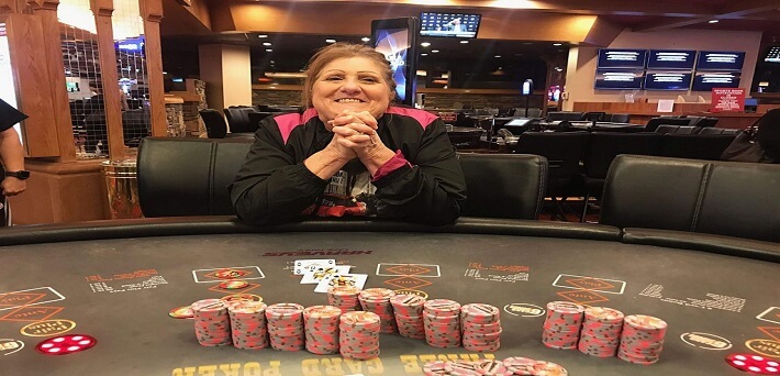Dorothy Boone hits $1,800,000 Poker Jackpot at Harveys Lake Tahoe Casino