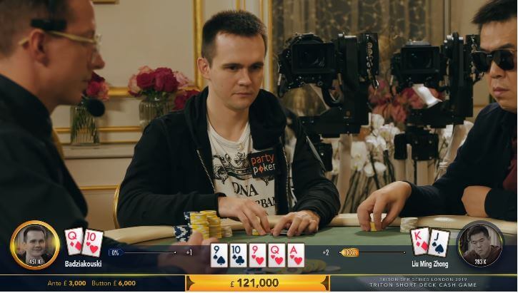 Poker Hand of the Week - Mikita Badziakouski 's Next Level Bluff in the Triton Short Deck Cash Game