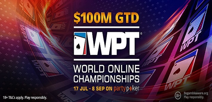 $100,000,000 GTD WPT World Online Championships kick off this Friday at partypoker!