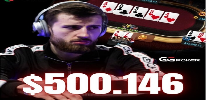 Poker Hand of the Week - Wiktor Malinowski scoops a $500,146.42 Pot with 72!