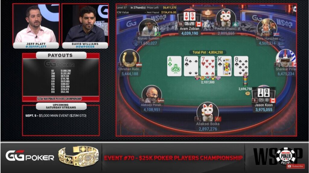 Watch the Final Table of the WSOP $25,000 Poker Players Championship in full-length here