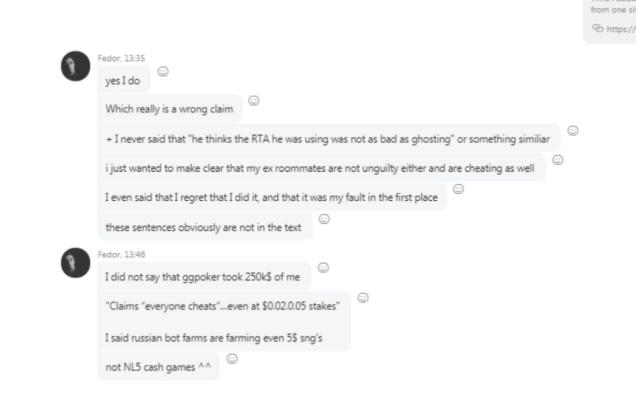 edor Kruse speaks about the RTA allegations for the first time (Statement from Fedor Kruse inside!)