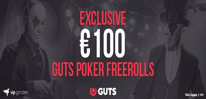 Join our bi-weekly Guts Poker Freerolls starting November 12th!