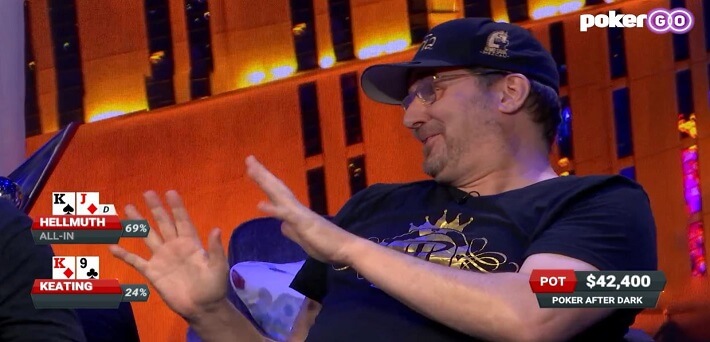 Poker Hand of the Week – How Phil Hellmuth got Alan Keating to stack off preflop with K9o