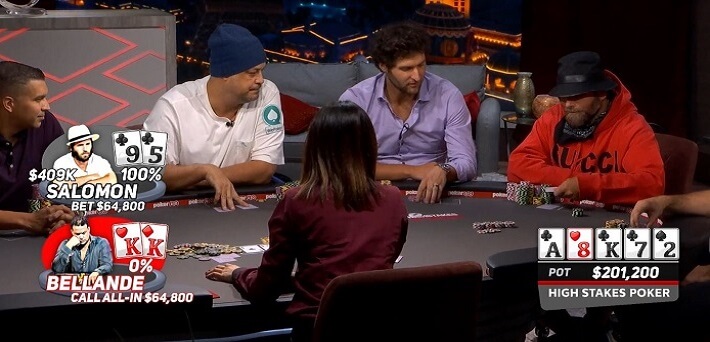 The Best Hands of High Stakes Poker Season 8 Episode 6 - Rick Salomon running the show