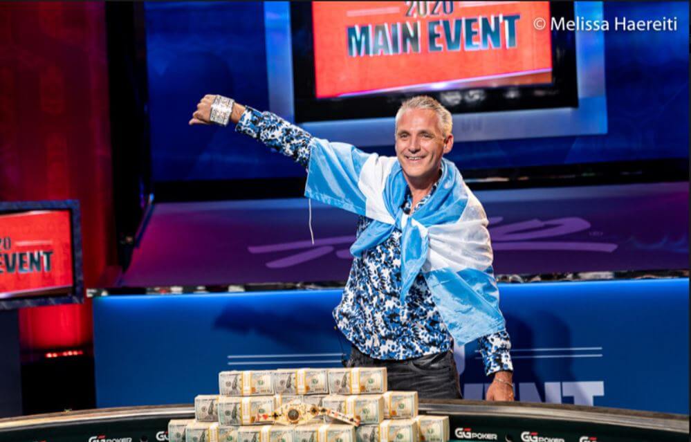 Damian Salas from Argentina wins 2020 WSOP Main Event and is the new Poker World Champion