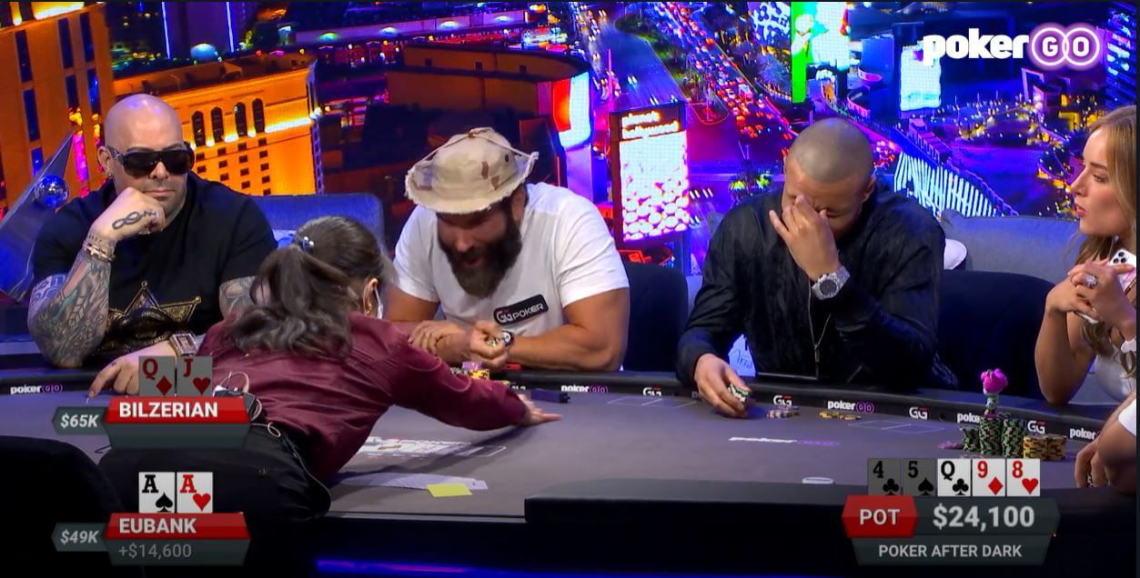 Poker Hand of the Week – Chris Eubank's Check Behind on the River with Pocket Aces vs. Dan Bilzerian