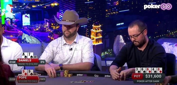 Poker Hand of the Week – Jake Daniels attempts a huge Check-Raise Bluff on the River