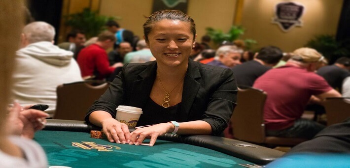 New Mum Kim Stone wins $82,350 at a poker tournament while breastfeeding newborn!