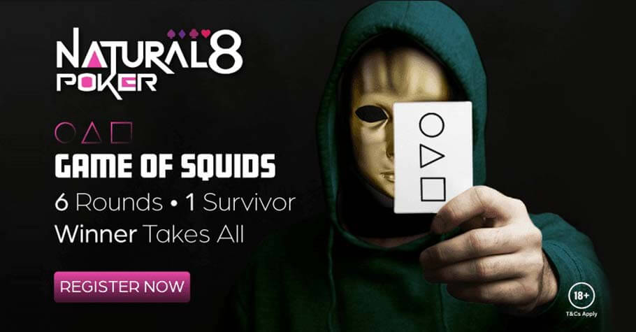 Natural8 Launches One of a Kind Winner Takes All Poker Event Inspired by Netflix’s ‘Squid Game’