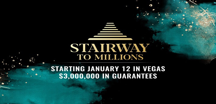 PokerGo launches revolutionary Stairway to Millions tournament series
