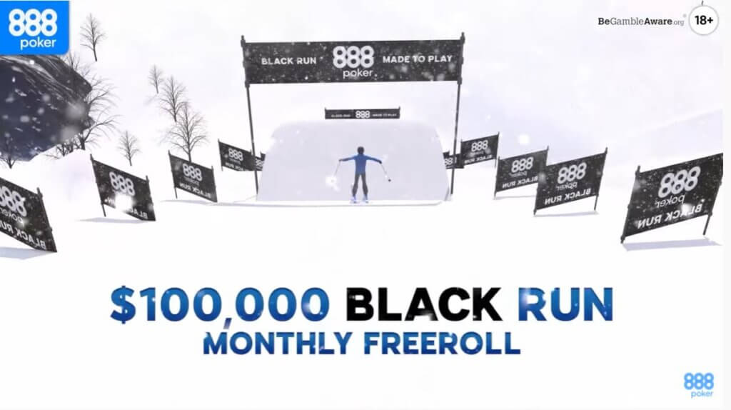 888poker gives away $1,000,000 in freerolls via its Ace the Slopes promotion