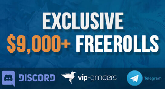 Best $9,000 Exclusive VIP-Grinders Poker Freerolls from June 6 - 9