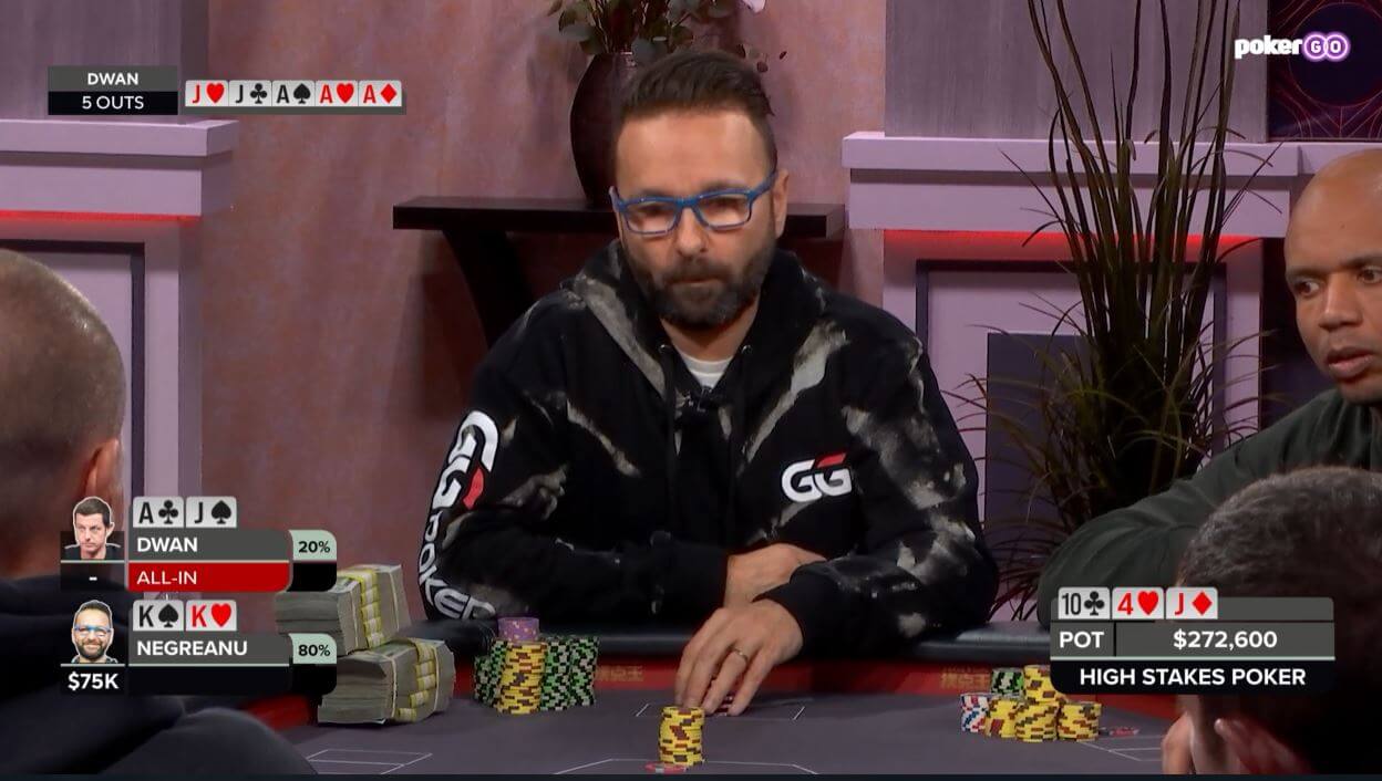Poker Hand of the Week – Daniel Negreanu Busts Tom Dwan For A Second Time On High Stakes Poker