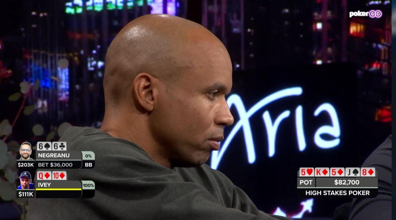 Poker Hand of the Week – Phil Ivey Extracts The Maximum From Daniel Negreanu on High Stakes Poker