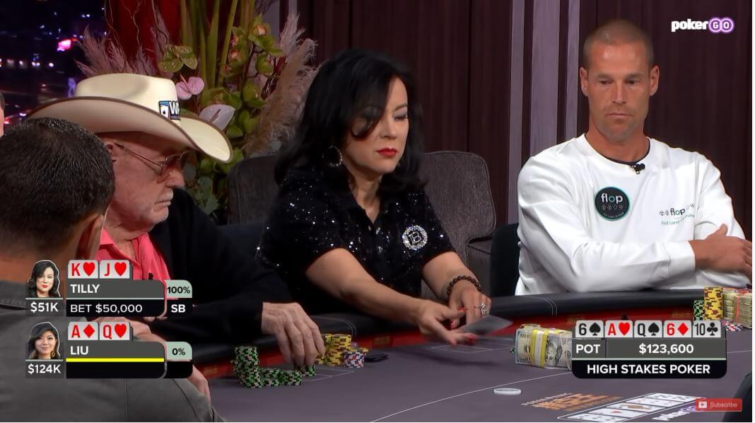 Poker Hand of the Week – Jennifer Tilly Delivers A Brutal Bad Beat for Xuan Liu on HSP