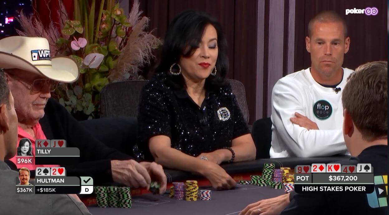 The Best Hands of High Stakes Poker Season 9 Episode 5 – Kim Hultman wins a $367,200 Pot from ultra-aggressive Jennifer Tilly