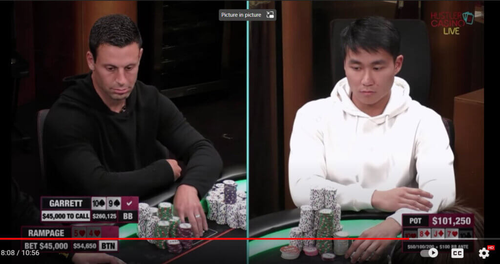 Ethan “Rampage” Yau is still down despite crushing tournaments due to $150k Hustler Casino Live Loss