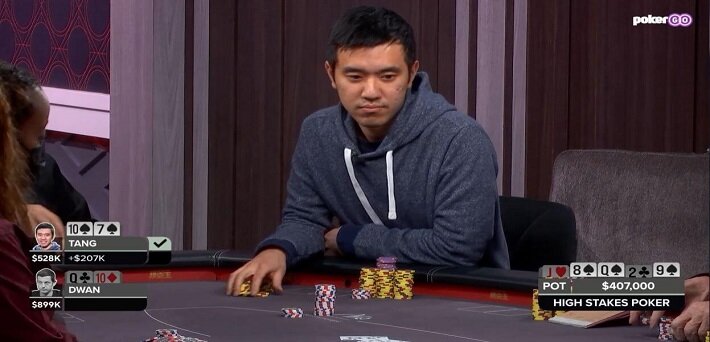 Poker Hand of the Week – DoorDash founder Stanley Tang wins a $407,000 Pot from Tom Dwan