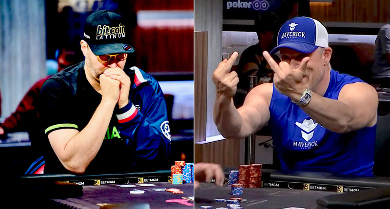 Eric Persson Offers Phil Hellmuth $1 Million to Play After He Shortstacks at Live at the Bike