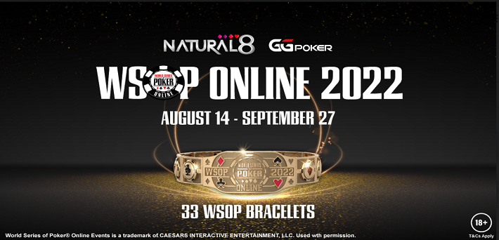 Play WSOP Online on Natural8 And Win Exclusive Prizes!
