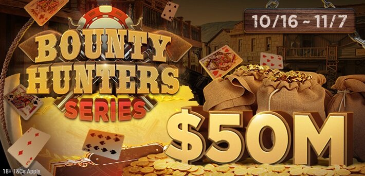 More than $50,000,000 Guaranteed at the GGPoker Bounty Hunters Series