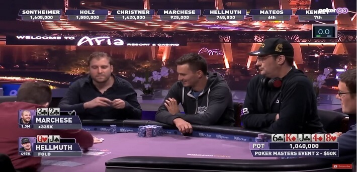 Poker Hand of the Week – Tom Marchese Bluffs Phil Hellmuth With 3-High!