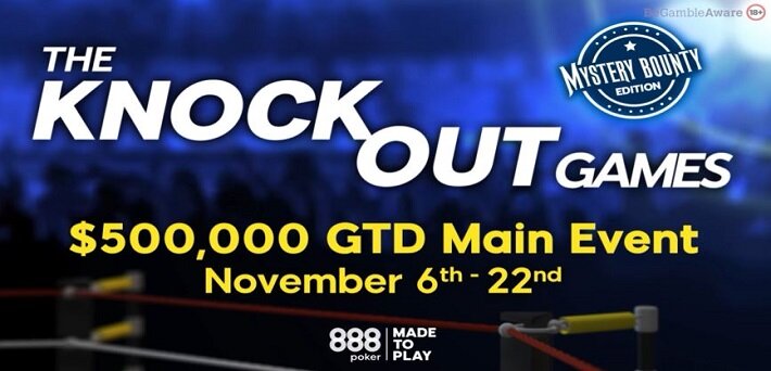 More Than $2,000,000 Guaranteed in the Knockout Games Mystery Bounty Edition at 888poker