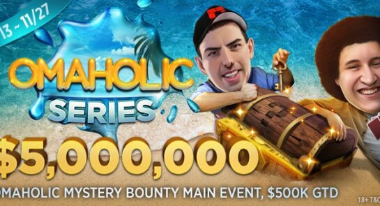 More than $5,000,000 GTD at the Omaholic Series at GGNetwork
